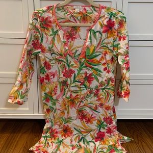 J. Crew Floral Tunic